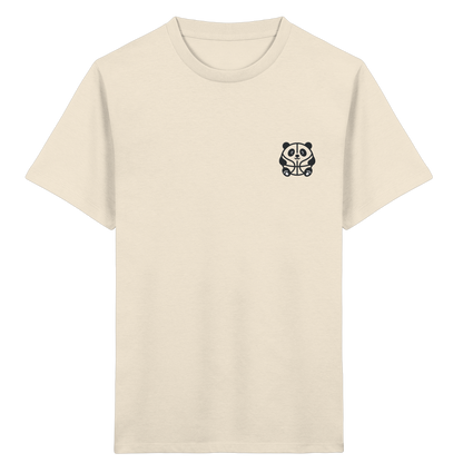 Basketball Panda Backprint - Kids Organic Shirt