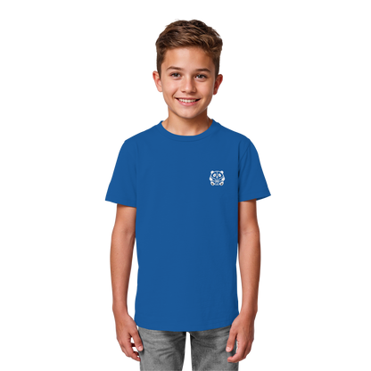 Basketball Panda Backprint - Kids Organic Shirt
