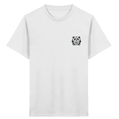 Basketball Panda Backprint - Kids Organic Shirt