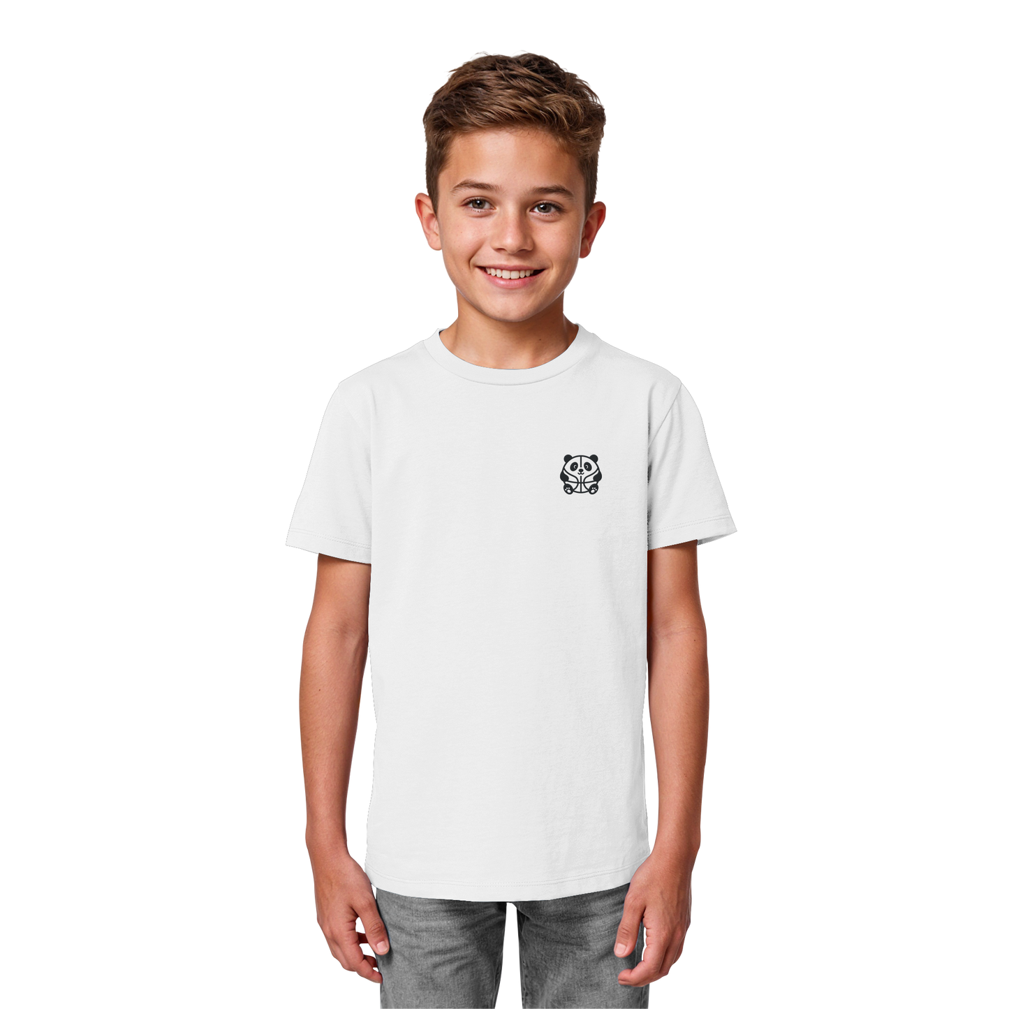 Basketball Panda - Kids Organic Shirt