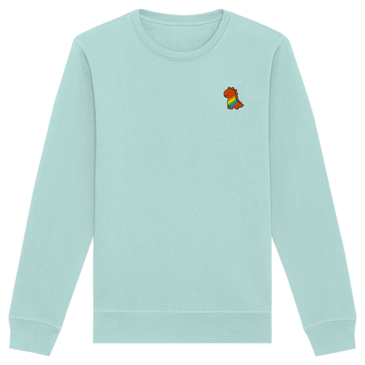 Rainbow Dino - Organic Basic Unisex Sweatshirt