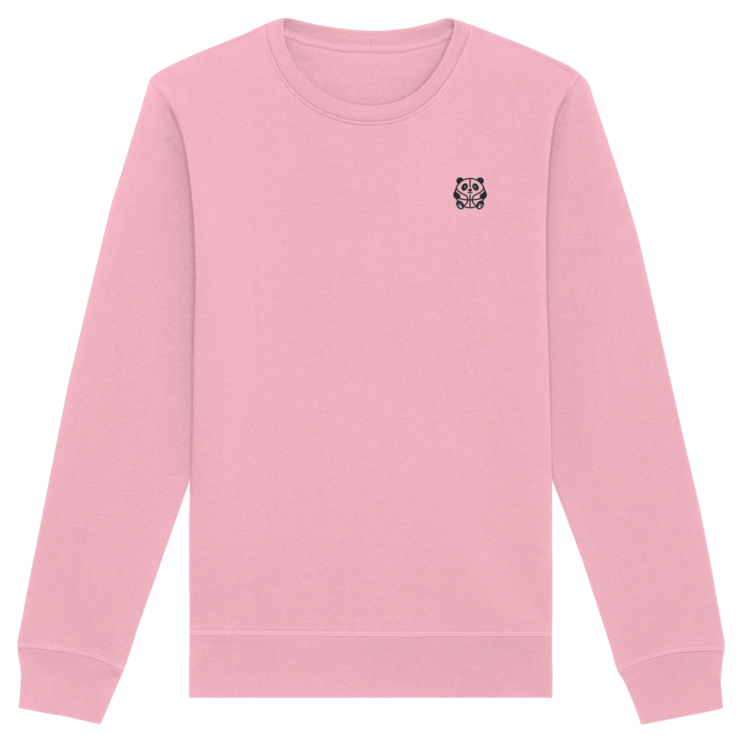 Basketball Panda Backprint - Organic Basic Unisex Sweatshirt