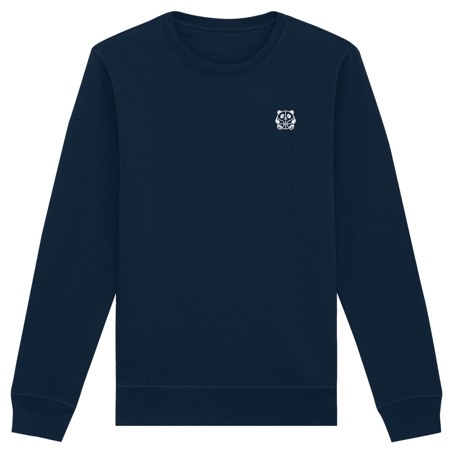Basketball Panda Backprint - Organic Basic Unisex Sweatshirt