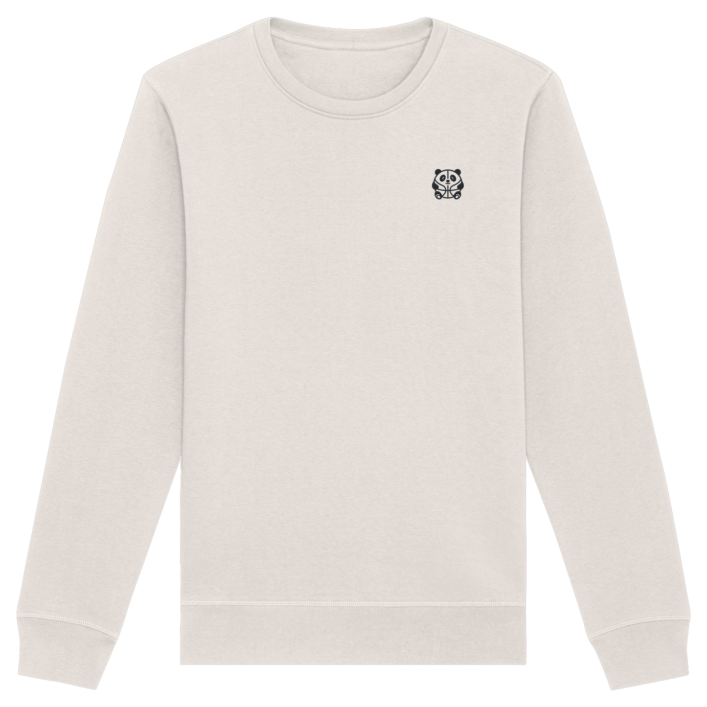 Basketball Panda Backprint - Organic Basic Unisex Sweatshirt