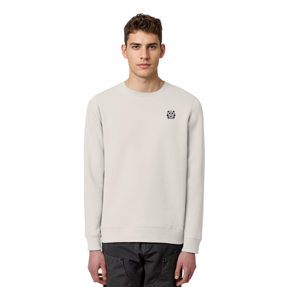 Basketball Panda Backprint - Organic Basic Unisex Sweatshirt