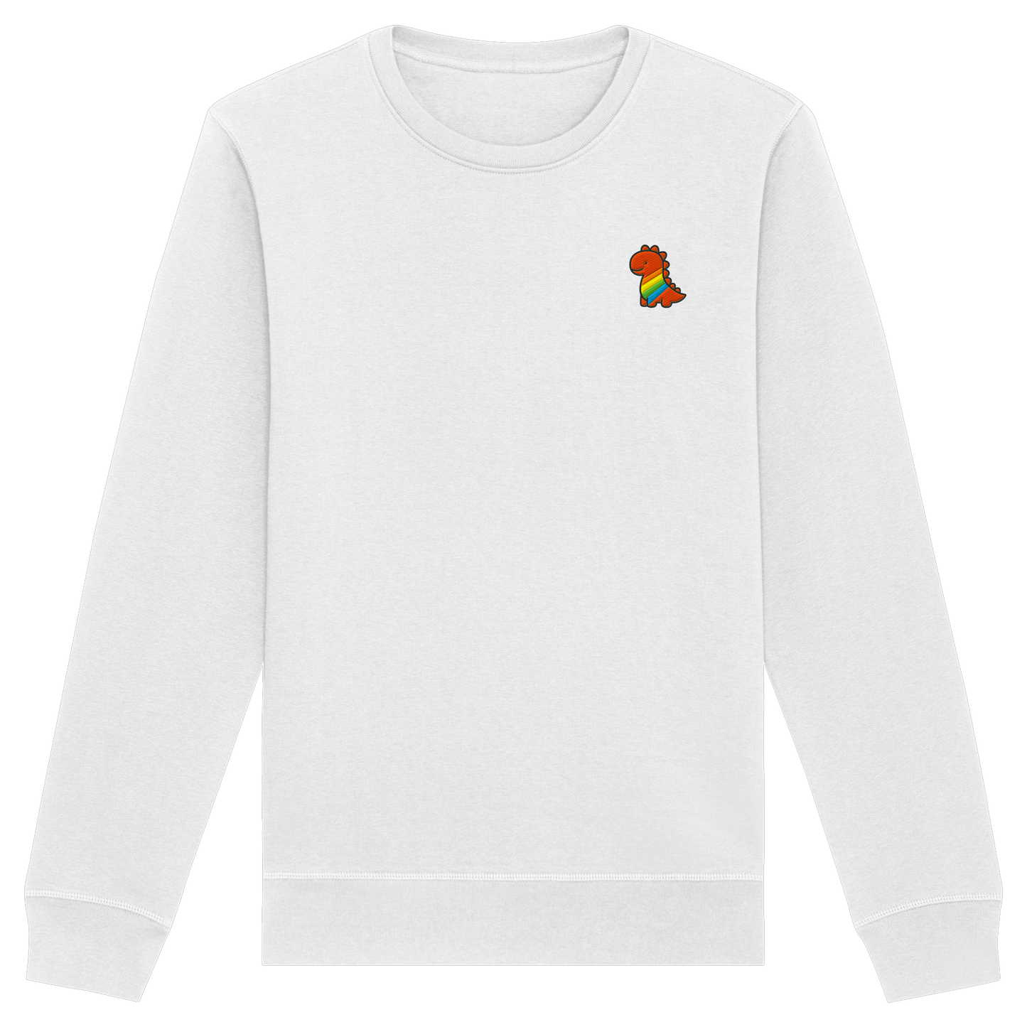 Rainbow Dino - Organic Basic Unisex Sweatshirt