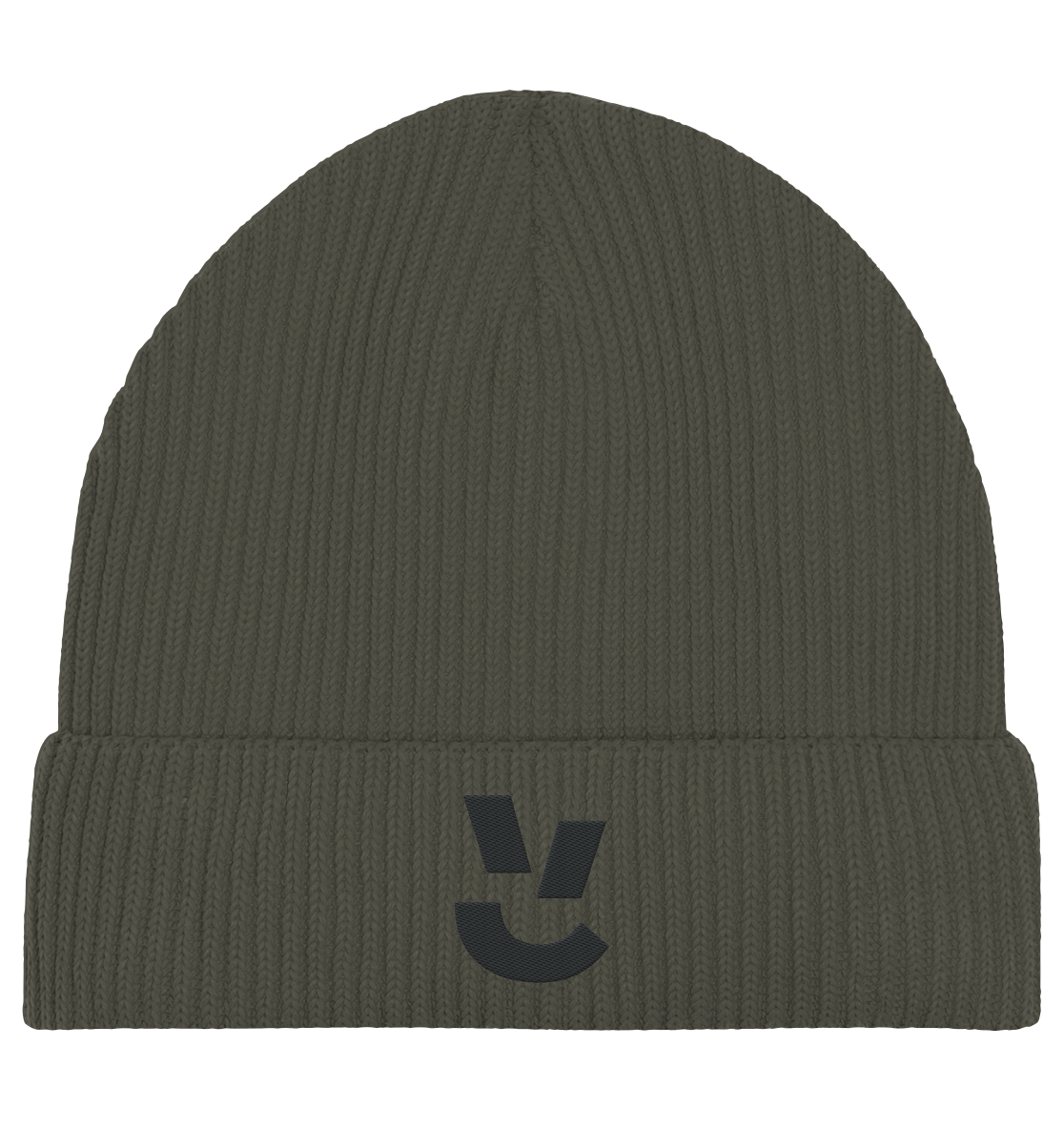 Codistry Logo Schwarz - Organic Fisherman Beanie