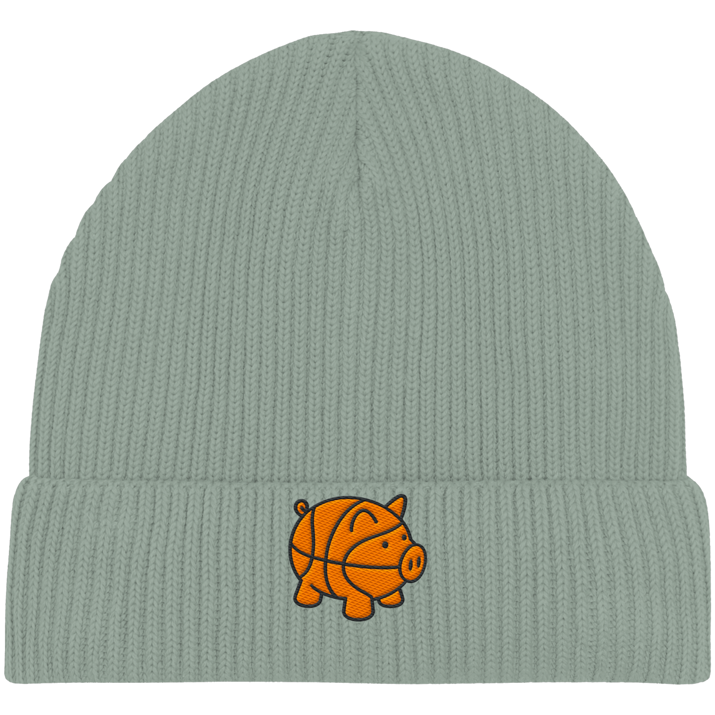 Basketball Piggy - Organic Fisherman Beanie