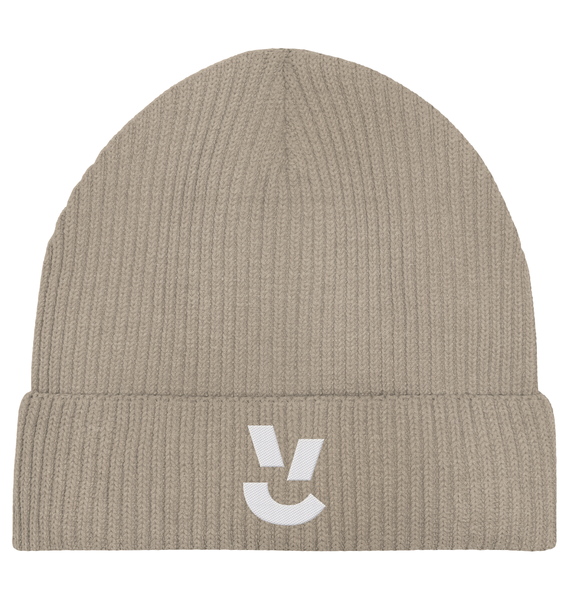 Codistry Logo Weiß - Organic Fisherman Beanie