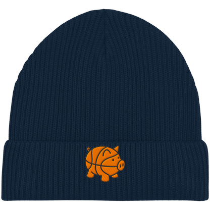 Basketball Piggy - Organic Fisherman Beanie