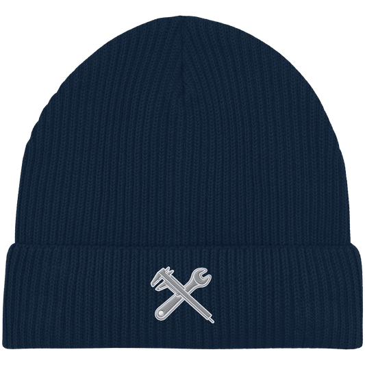 Messschieber und Schraubenschlüssel - Organic Fisherman Beanie