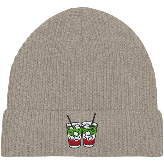 Strawberry Matcha Latte - Organic Fisherman Beanie