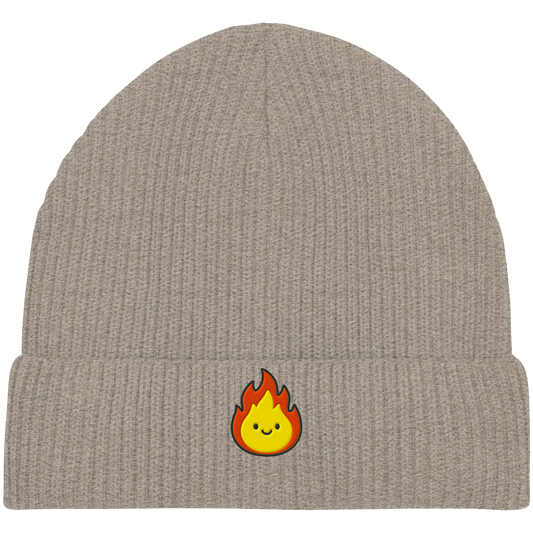 Happy Flame - Organic Fisherman Beanie
