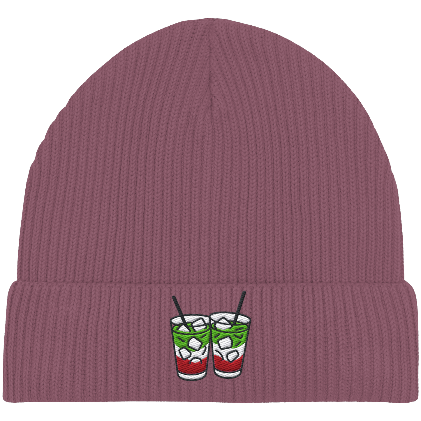 Strawberry Matcha Latte - Organic Fisherman Beanie