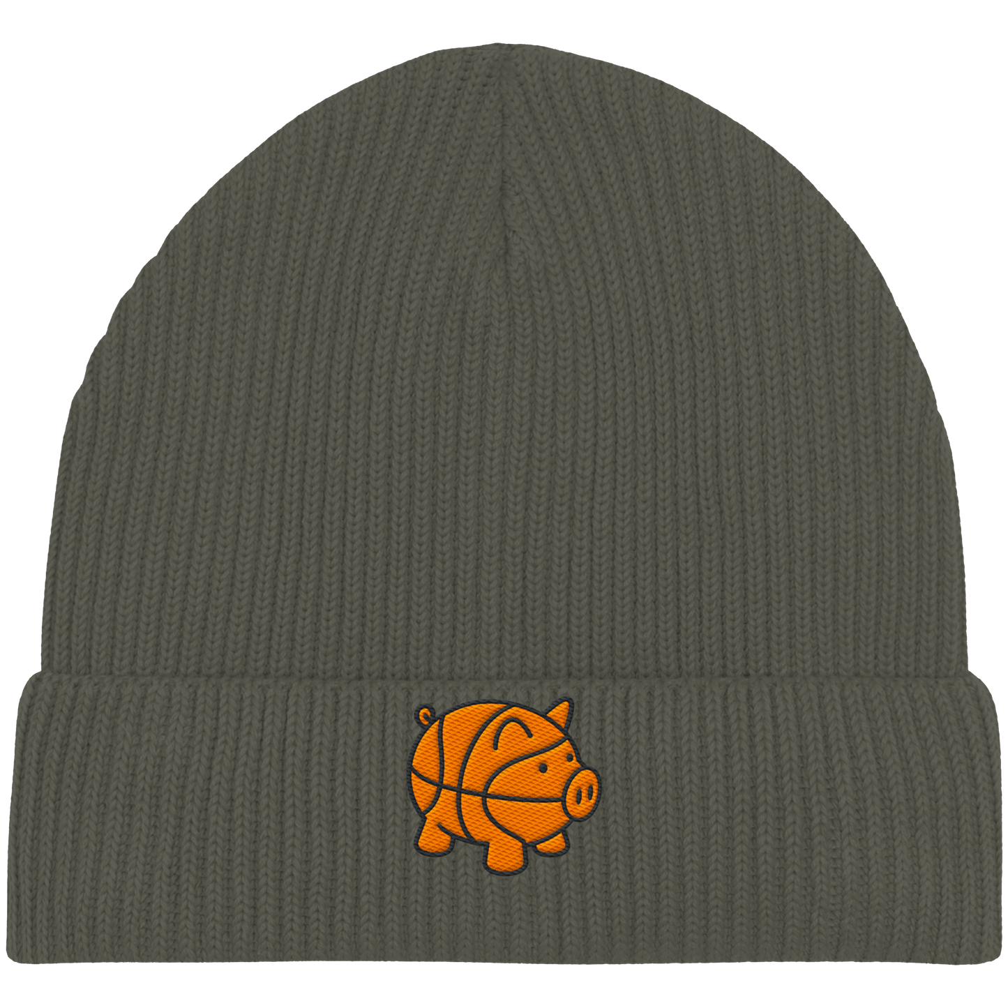 Basketball Piggy - Organic Fisherman Beanie