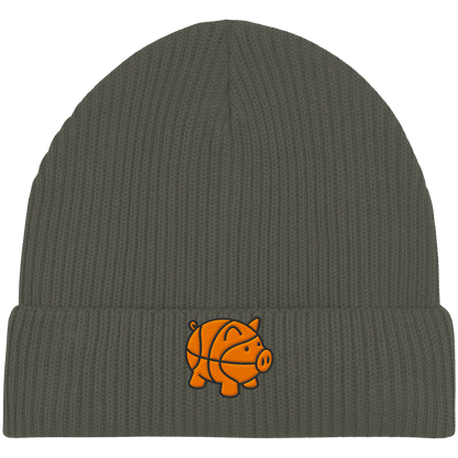 Basketball Piggy - Organic Fisherman Beanie