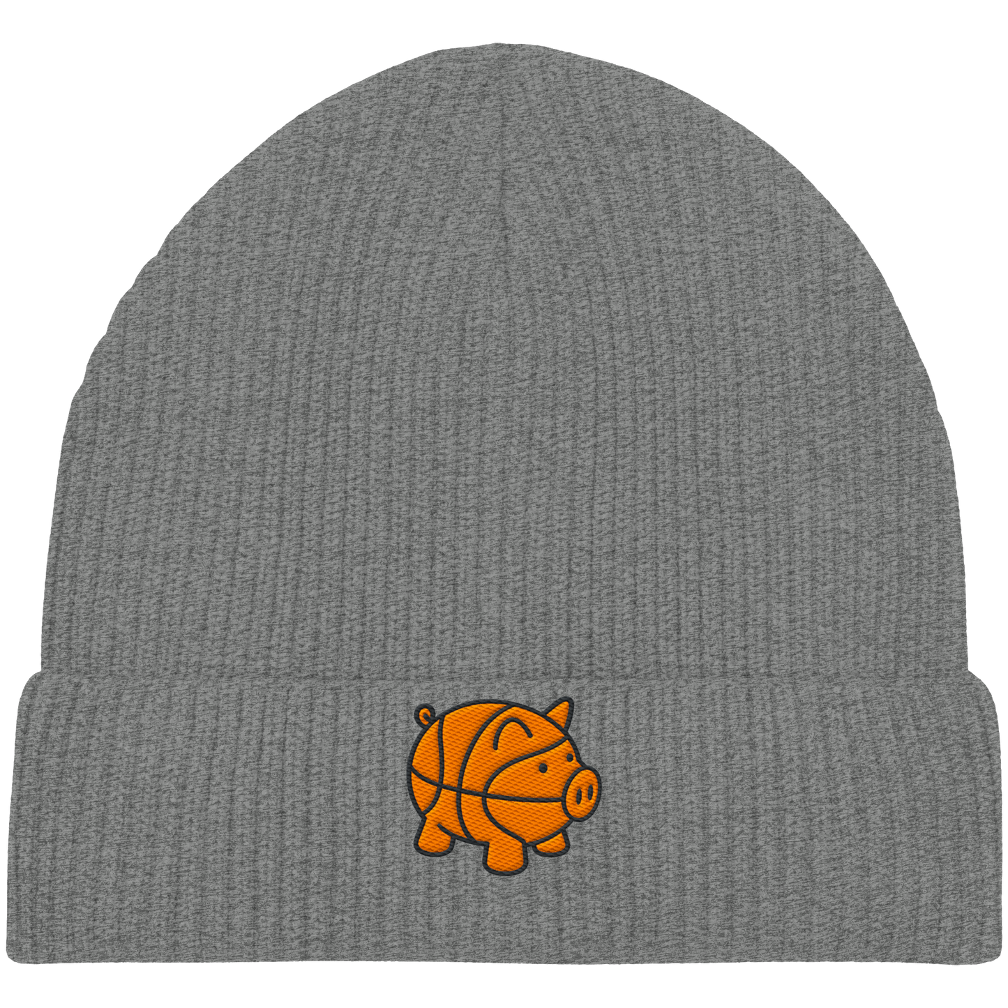 Basketball Piggy - Organic Fisherman Beanie