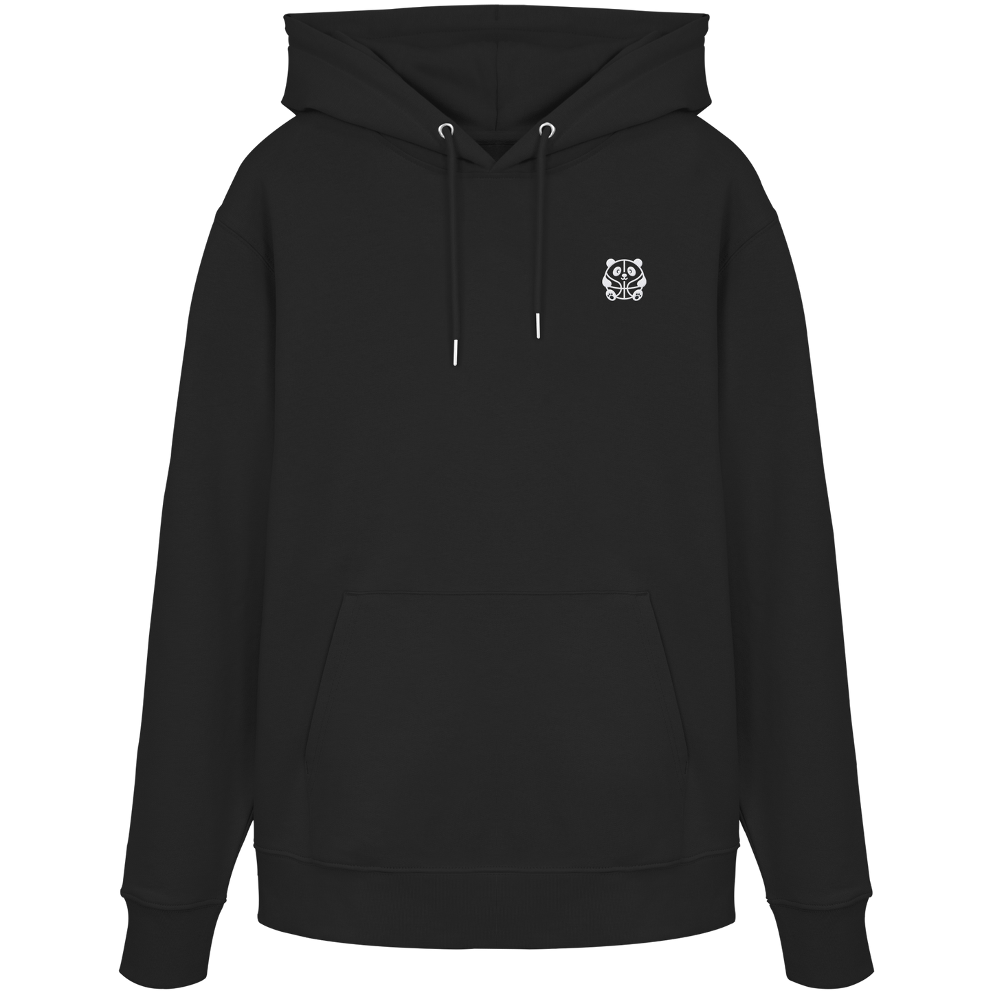 Basketball Panda Backprint - Organic Hoodie