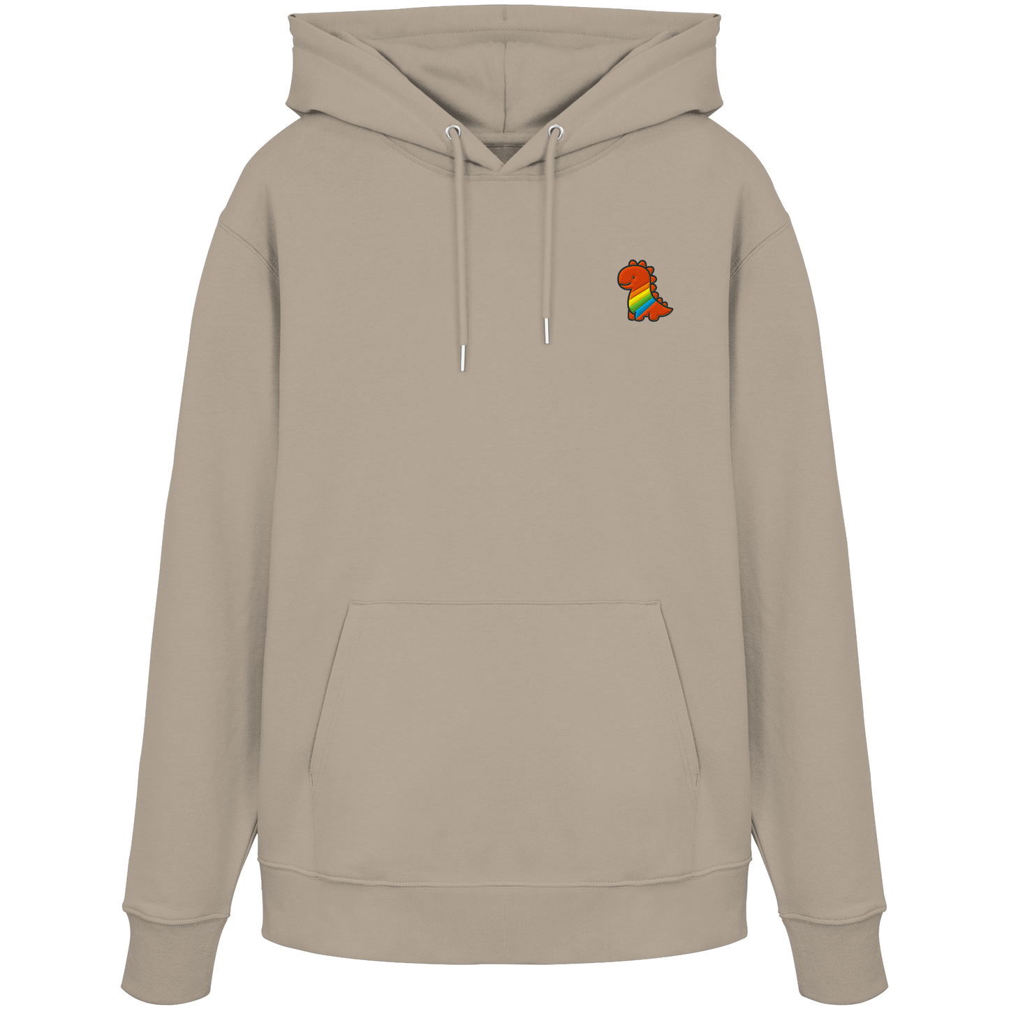 Rainbow Dino - Organic Hoodie