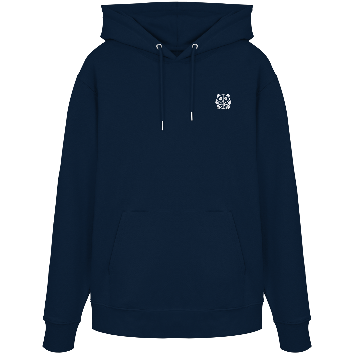 Basketball Panda Backprint - Organic Hoodie