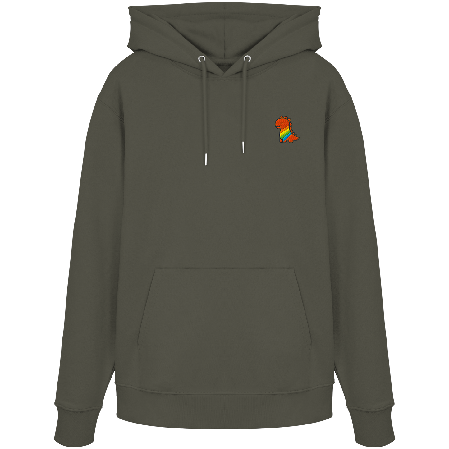 Rainbow Dino - Organic Hoodie