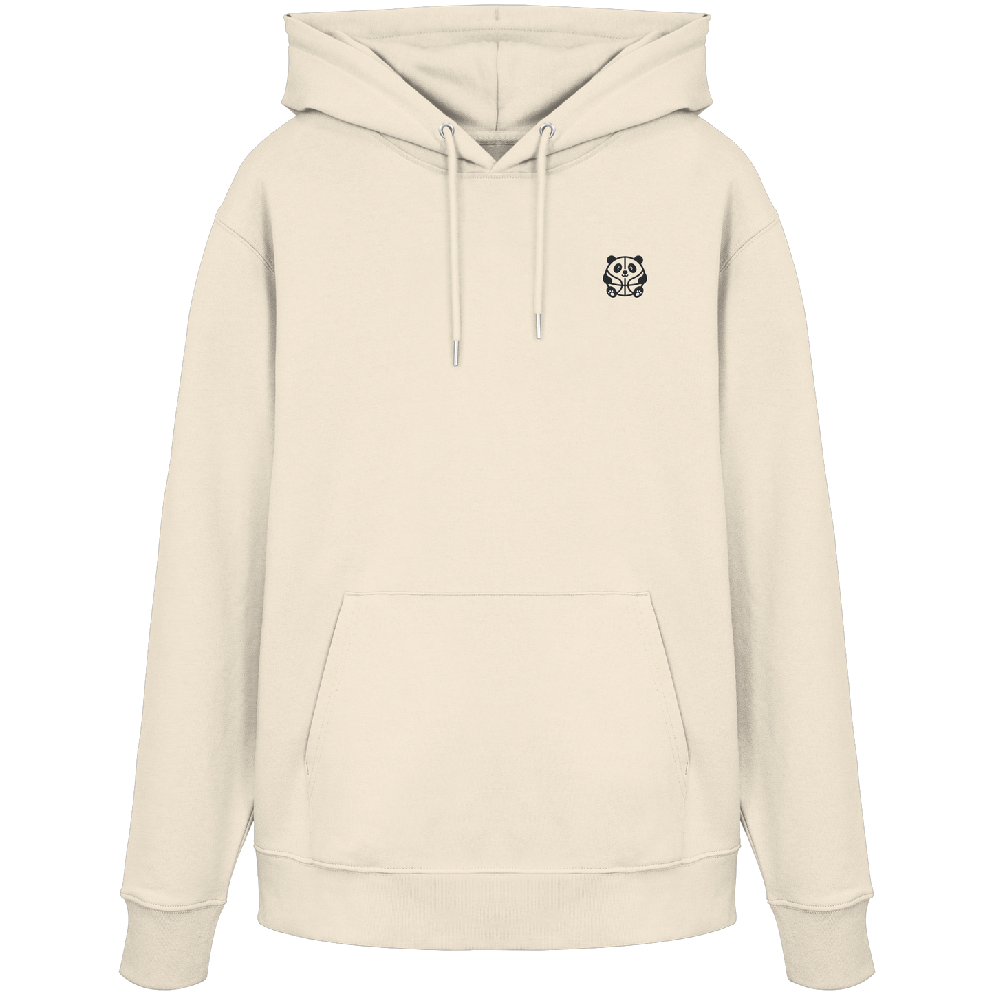 Basketball Panda Backprint - Organic Hoodie