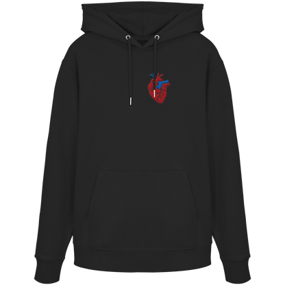 Anatomisch korrektes Herz - Organic Hoodie