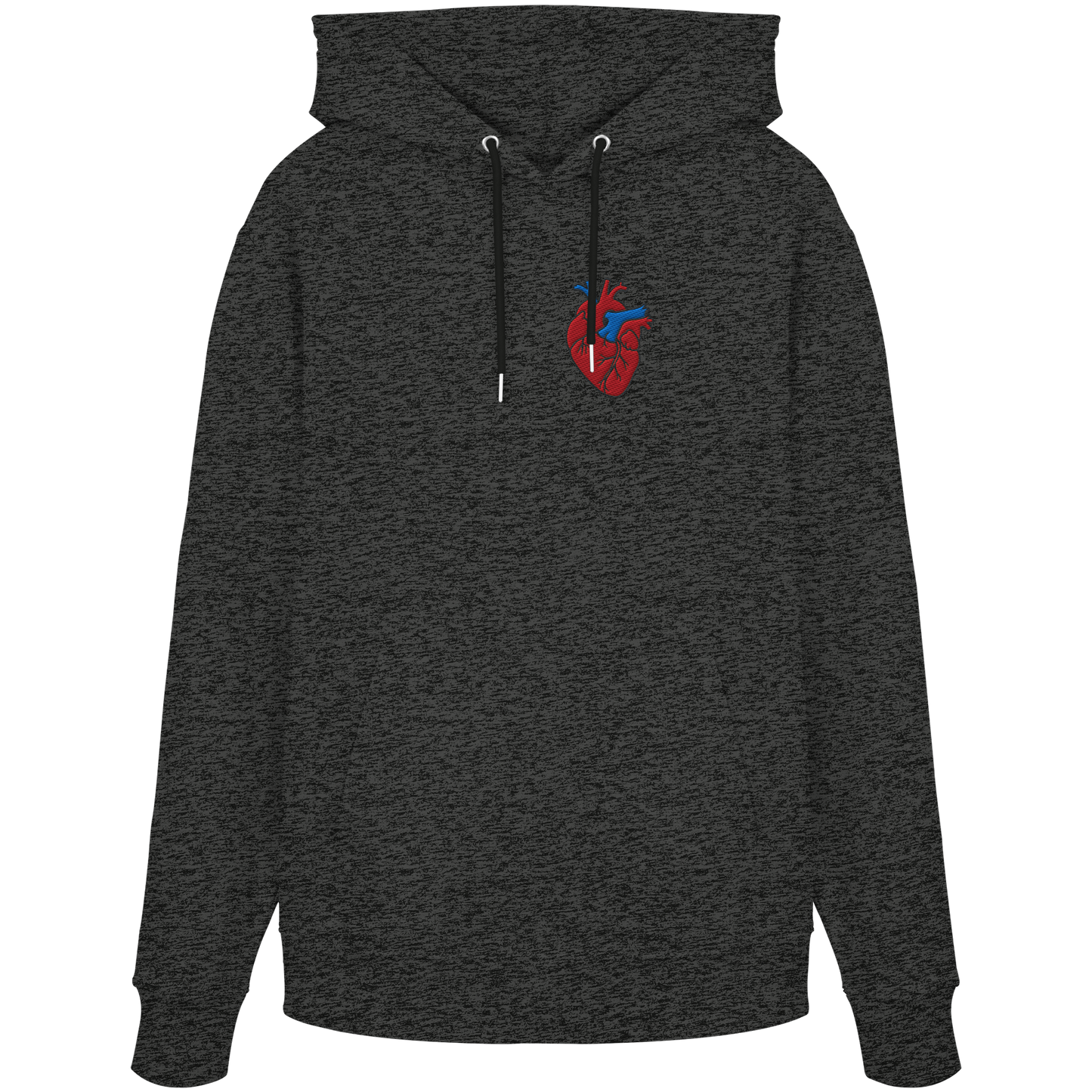 Anatomisch korrektes Herz - Organic Hoodie