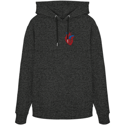 Anatomisch korrektes Herz - Organic Hoodie
