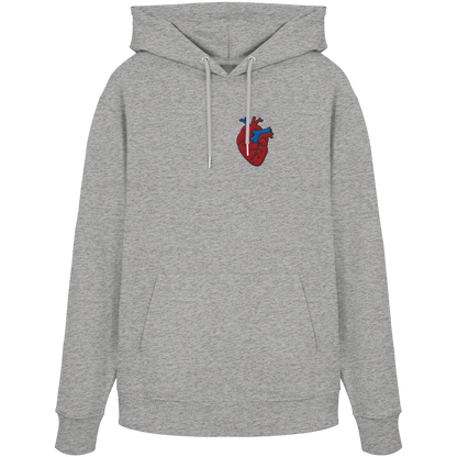 Anatomisch korrektes Herz - Organic Hoodie