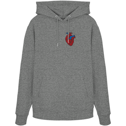 Anatomisch korrektes Herz - Organic Hoodie