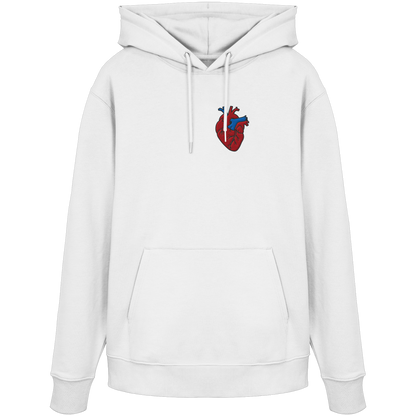 Anatomisch korrektes Herz - Organic Hoodie
