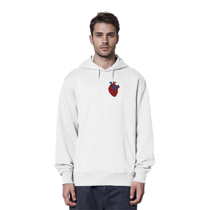 Anatomisch korrektes Herz - Organic Hoodie