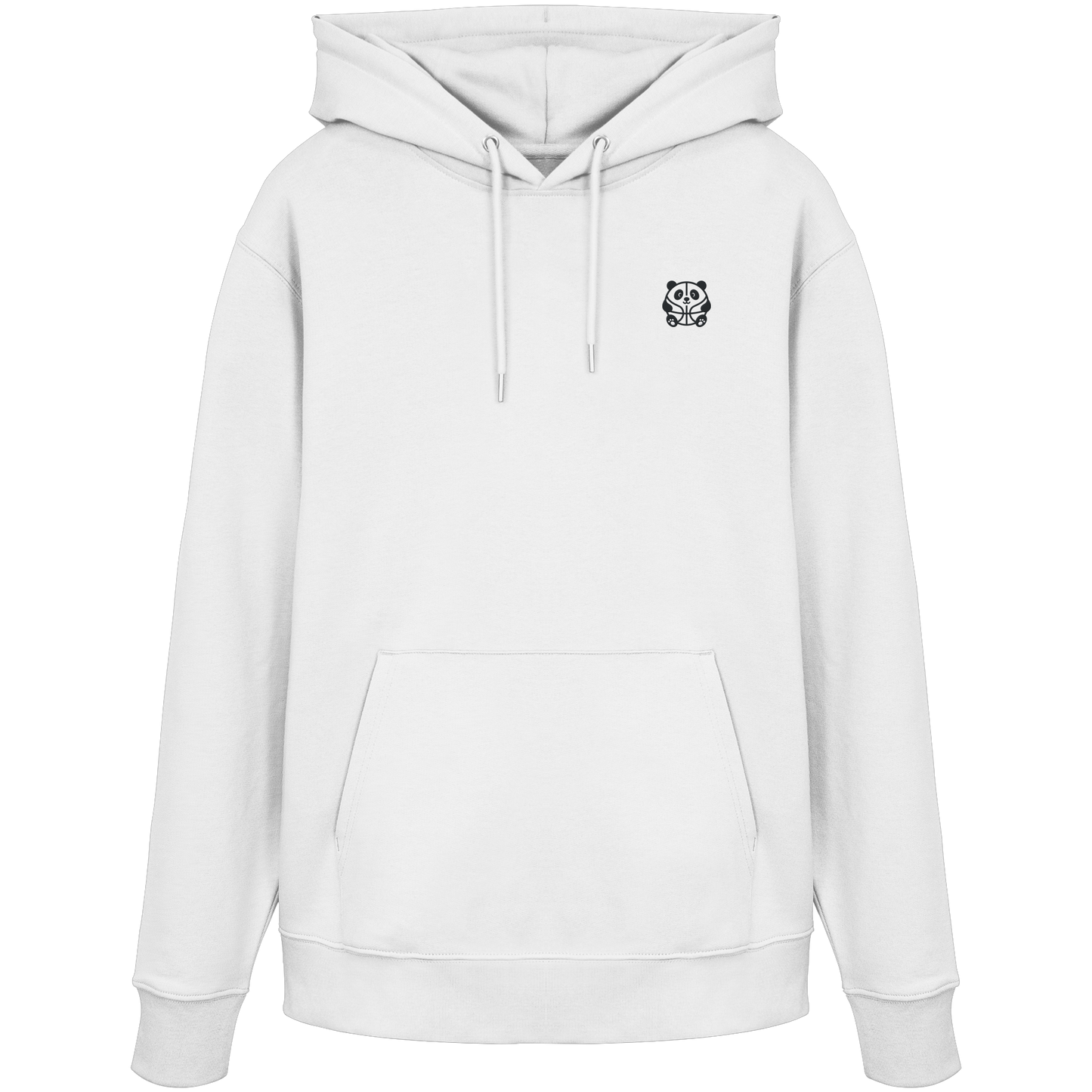 Basketball Panda Backprint - Organic Hoodie