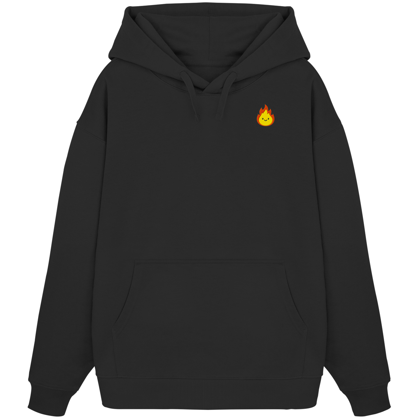 Happy Flame - Organic Oversize Hoodie