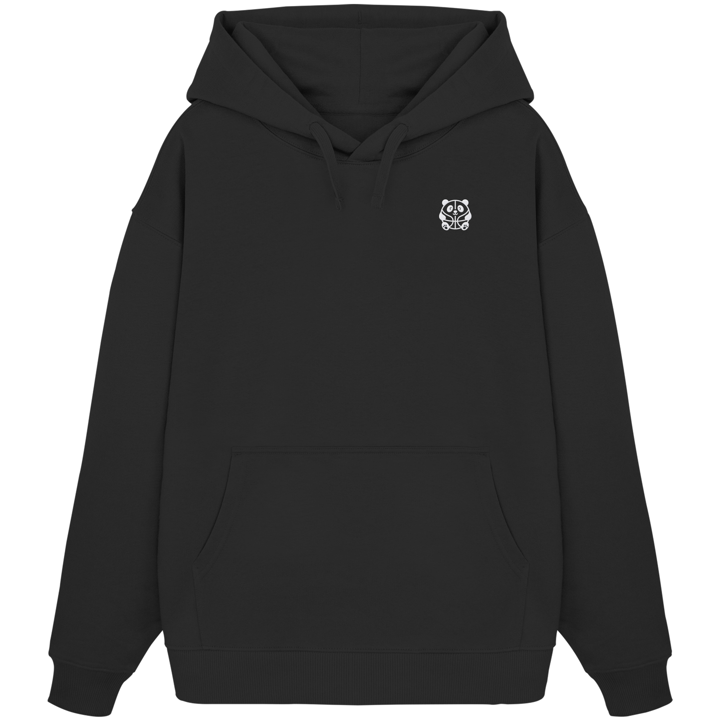 Basketball Panda Backprint - Organic Oversize Hoodie