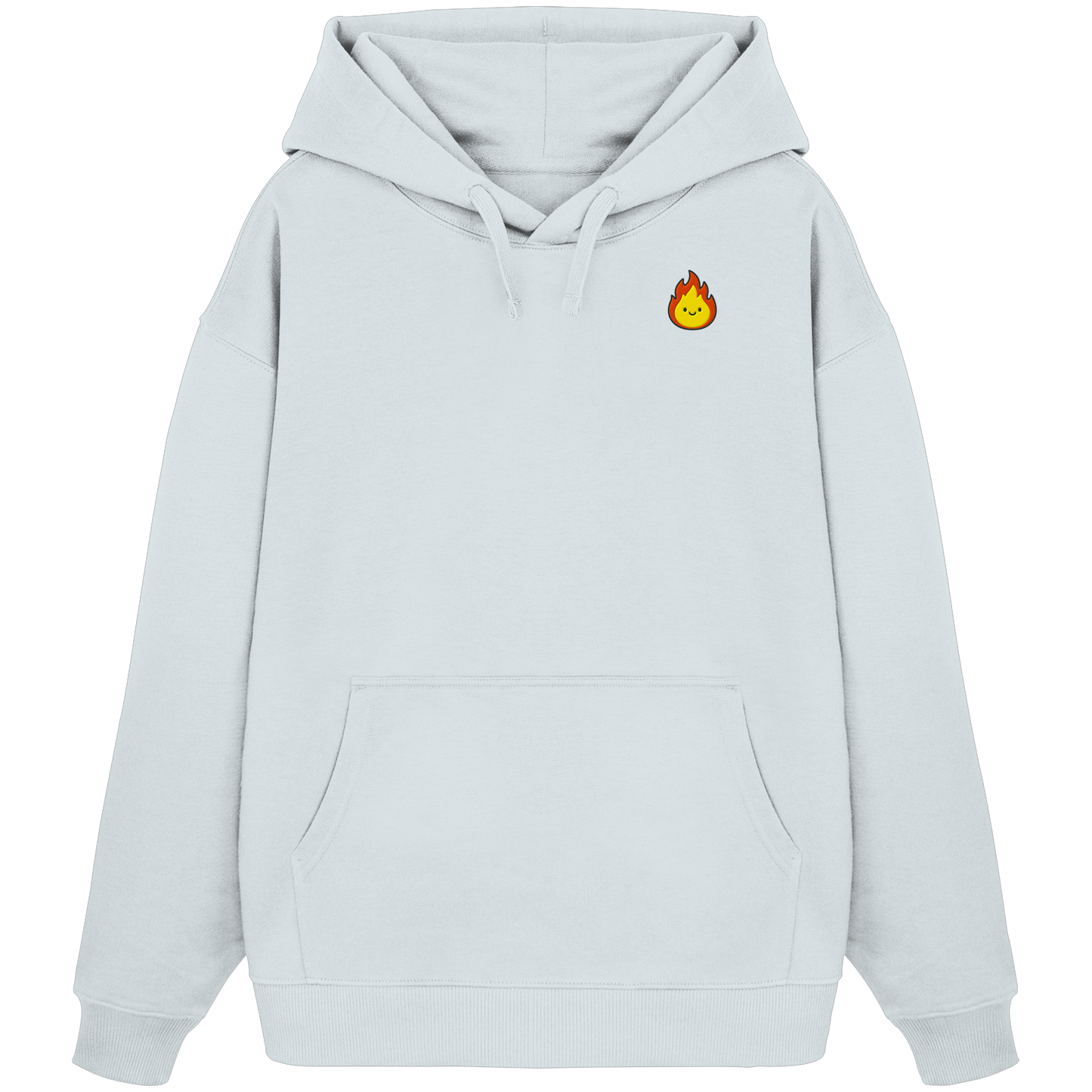 Happy Flame - Organic Oversize Hoodie