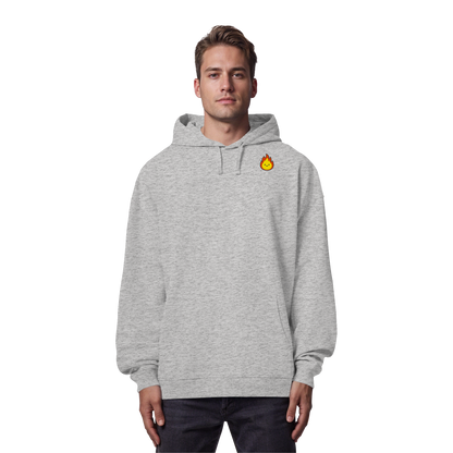 Happy Flame - Organic Oversize Hoodie