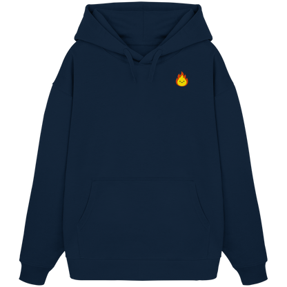 Happy Flame - Organic Oversize Hoodie