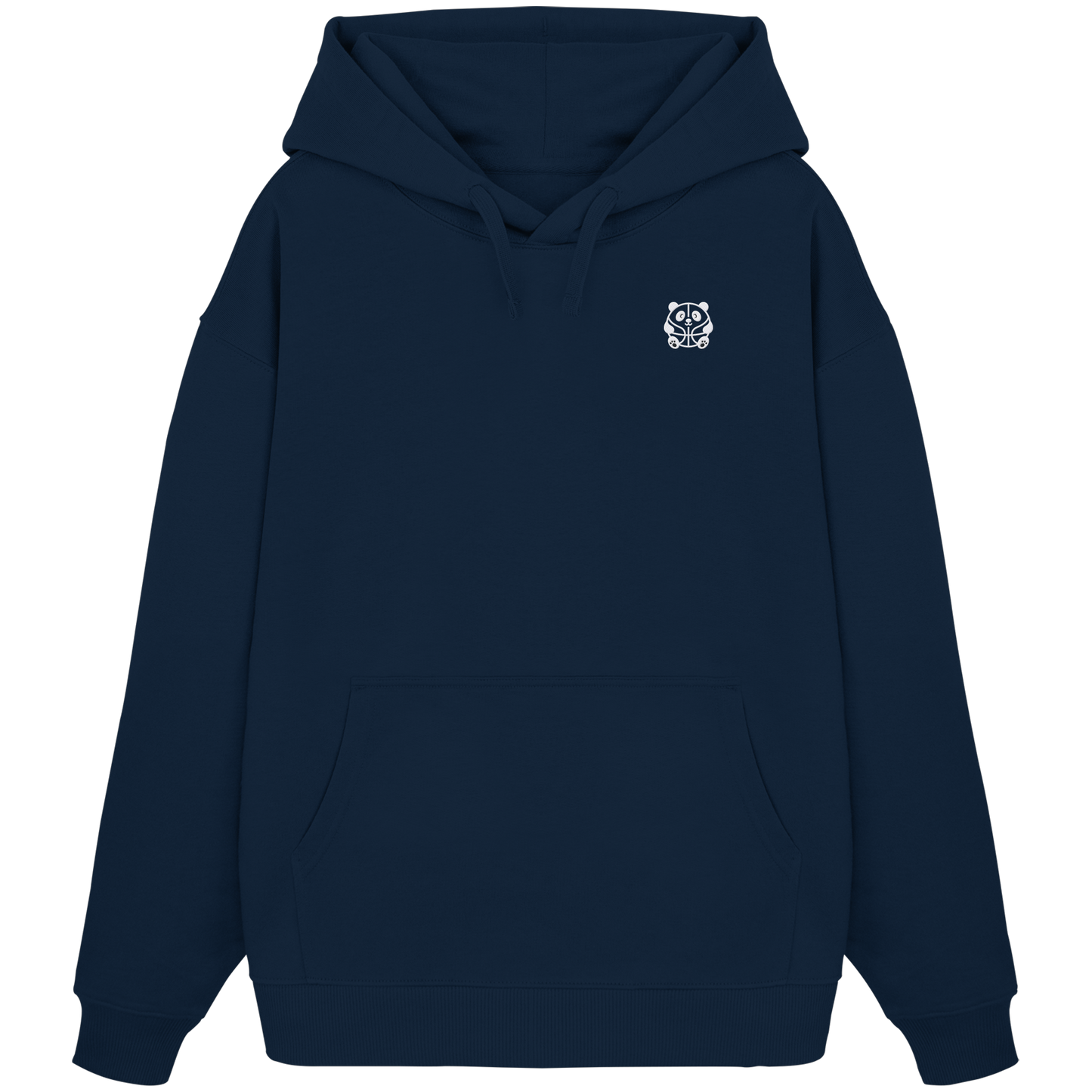 Basketball Panda Backprint - Organic Oversize Hoodie