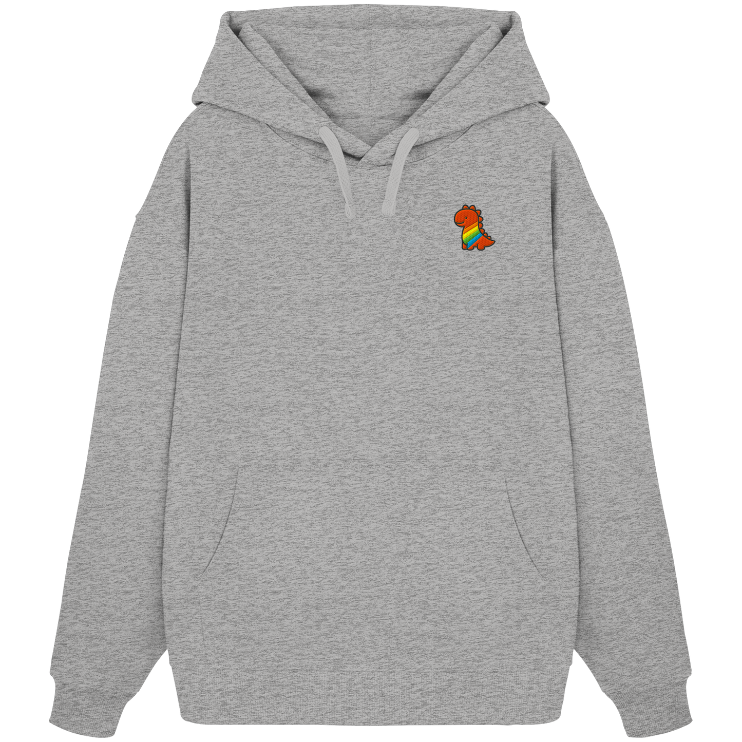 Rainbow Dino - Organic Oversize Hoodie