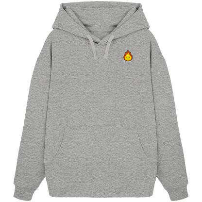 Happy Flame - Organic Oversize Hoodie