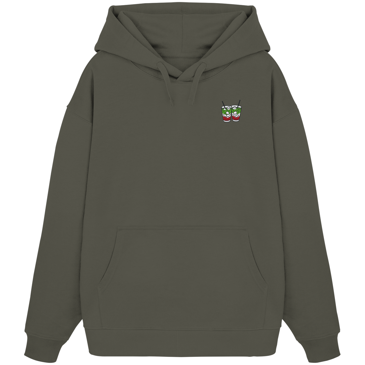 Strawberry Matcha Latte - Organic Oversize Hoodie
