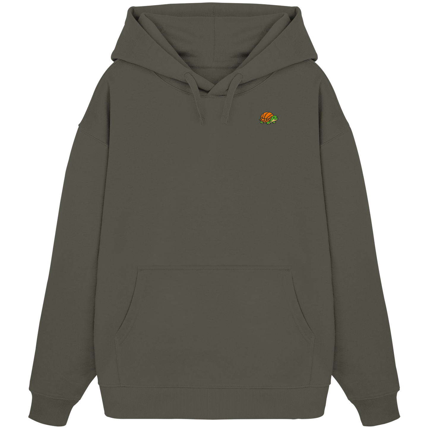 Mr. Turtle Backprint - Organic Oversize Hoodie