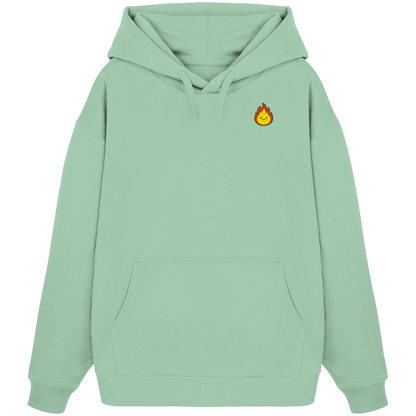 Happy Flame - Organic Oversize Hoodie