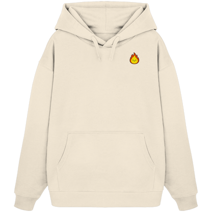 Happy Flame - Organic Oversize Hoodie