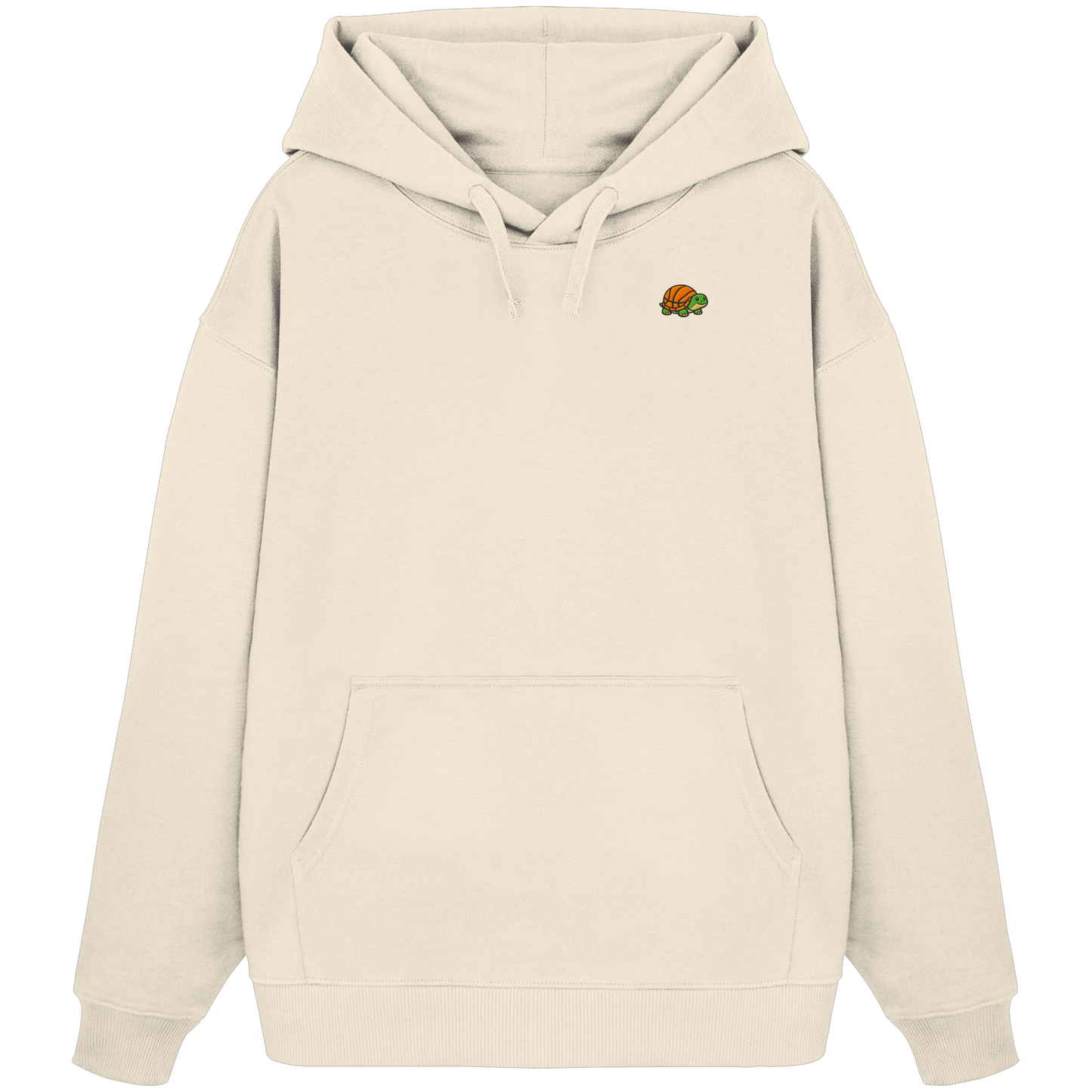 Mr. Turtle Backprint - Organic Oversize Hoodie