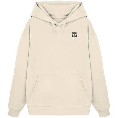 Basketball Panda Backprint - Organic Oversize Hoodie