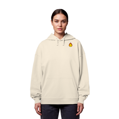 Happy Flame - Organic Oversize Hoodie