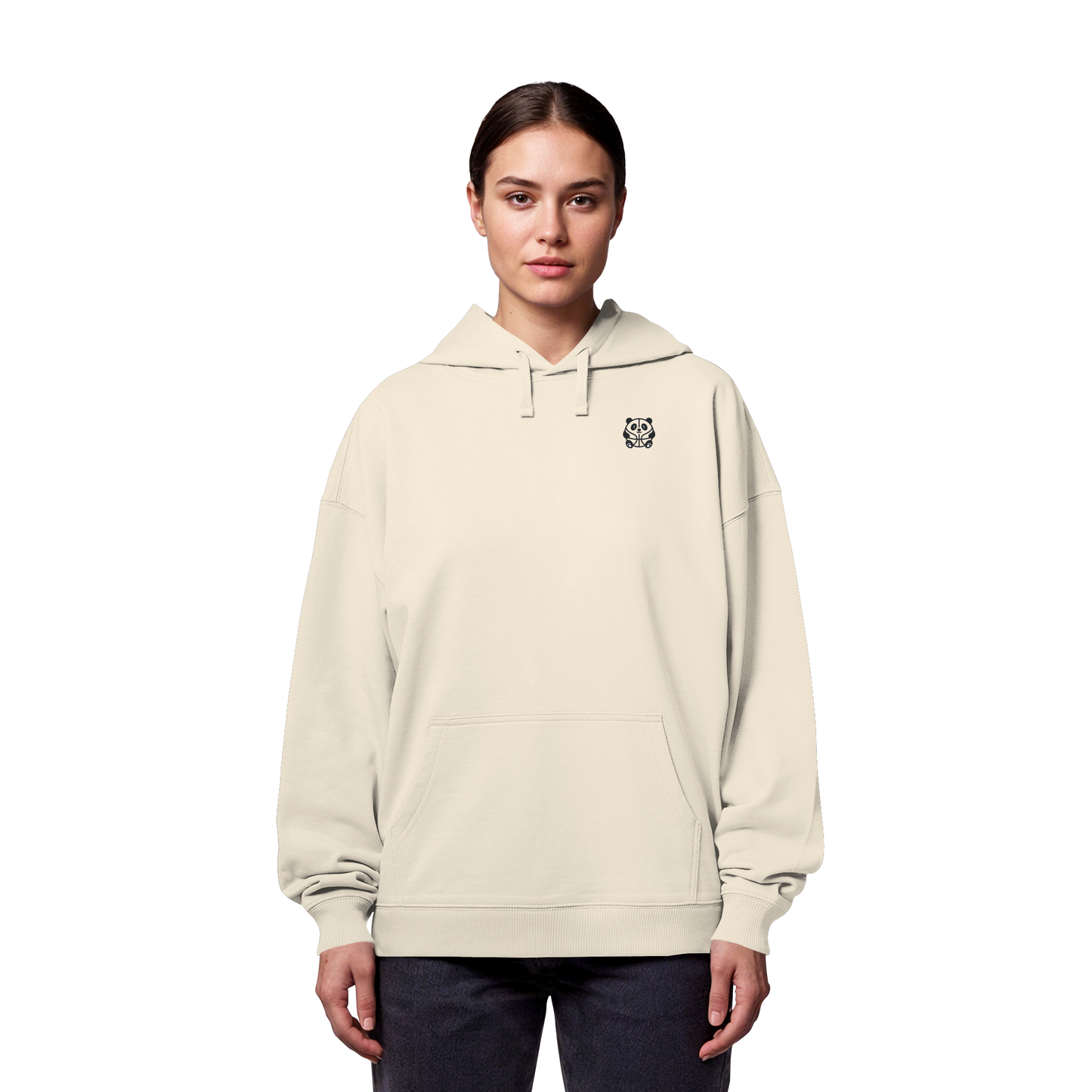 Basketball Panda - Organic Oversize Hoodie
